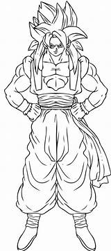 Coloring Pages Dragon Ball Gogeta Super Dbz Goku Saiyan Online Colouring Color Drawing Kids Boys Library Clipart Popular Dragonball Son sketch template