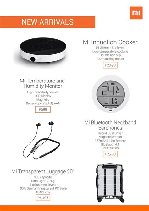 xiaomi philippines releases  products