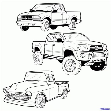 lowrider truck coloring pages  getdrawings