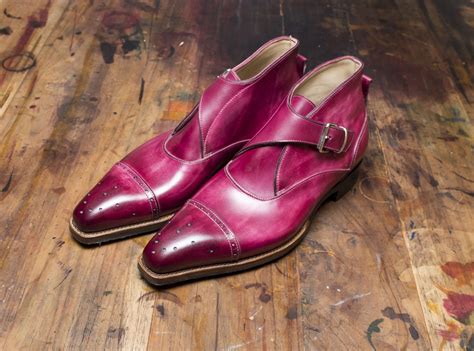 handgemaakte halfhoge gespschoenen dress shoes men mens leather boots mens shoes boots