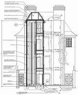Elevator Drawing Plan Section Drawings Addition Rendering 3d Paintingvalley Additions Residential Plans Elevators sketch template
