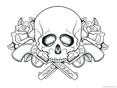 guns  roses coloring pages logo