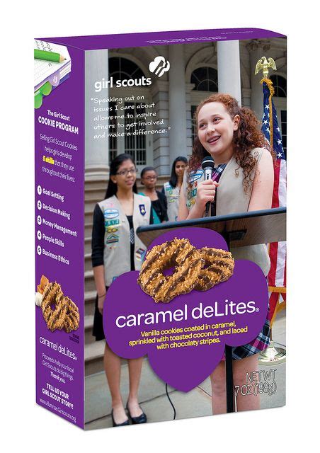 Caramel Delites In 2020 Girl Scout Cookies Girl Scouts Caramel Delights