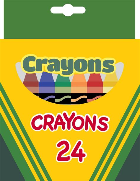 crayola crayon box svg
