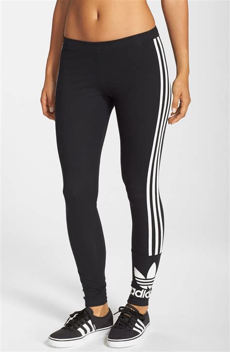 adidas originals  stripes stretch cotton leggings nordstrom