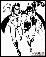 Robin Batman Coloring Pages Getcolorings Color Printable Getdrawings sketch template