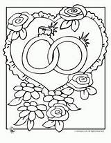 Wedding Coloring Pages Kids Books Color sketch template