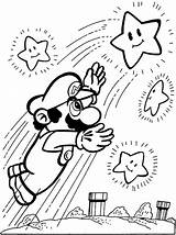 Coloring Mario Pages Bros Super Star Catches Print Character Dessin Mariobros Drawings Coloriage Savoir Plus sketch template