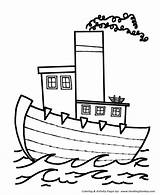 Coloring Pages Tugboat Tug Drawing Simple Boat Shapes Clipart Printable Basic Kids Getdrawings Library sketch template
