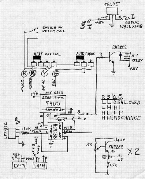 thermostat schematic explanation