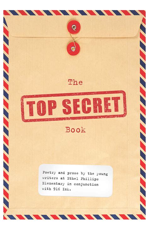 top secret book  ink