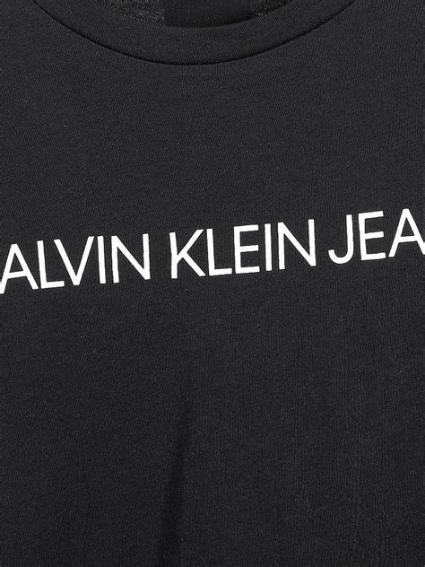 Calvin Klein Jeans T Shirt Schwarz