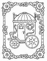 Carriage Princess Coloring Pages Cinderella Drawing Boy Game Color Programs Software Online Getdrawings sketch template