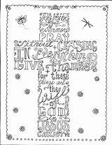 Coloring Pages Cross Scripture Color Adults Adult Bible Instant Psalm Create Sheets Then Etsy Prayer Verse Printable Colouring Church Kids sketch template