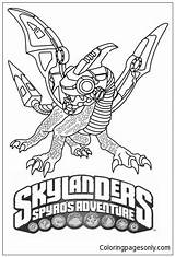 Coloring Skylanders Pages Spyro Adventure Drobot Printable Color Dinokids Spyros Sheets Print Kids Deviantart Colouring Pdf Choose Board Close Printables sketch template