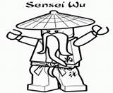 Coloring Pages Ninjago Sensei Online Printable Info Color sketch template