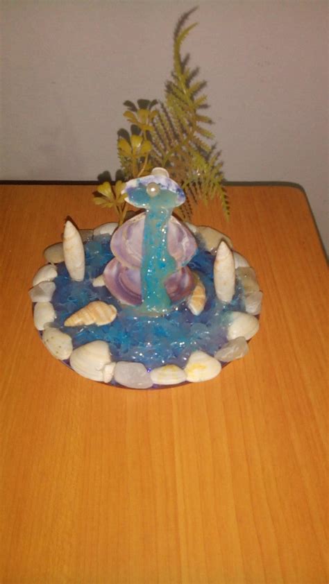 Hot Glue Waterfall Dekorativna Fontana Fairy Garden Diy Crafts