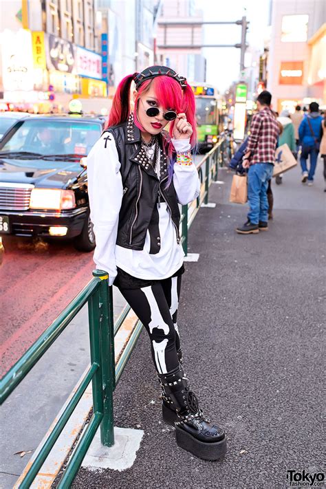 Skeleton Tights Tokyo Fashion