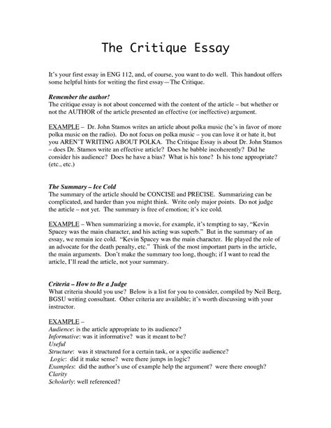 critique paper  short story  short story essays resume cv