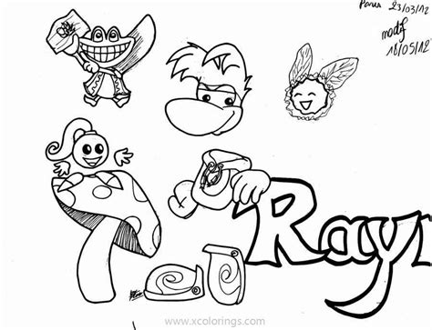 rayman origins coloring pages curtisilsosa