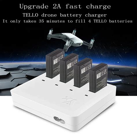tello    battery charging quick charger hub  dji tello drone intelligent battery manager