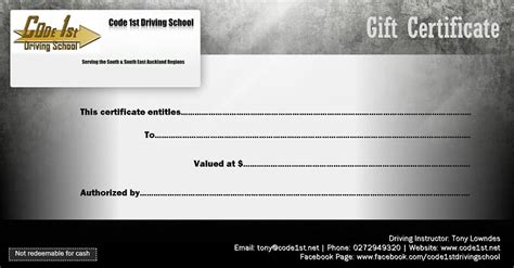 driving lessons gift vouchers  south auckland driving school