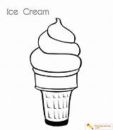 Cream Ice Coloring Cone Pages Kids Sheet Playinglearning sketch template