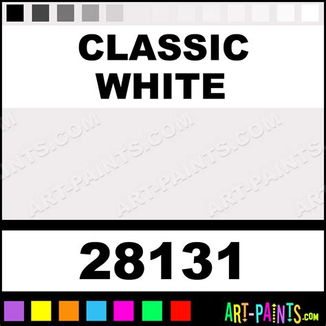 Classic White Auto Lacquer Spray Paints 28131 Classic White Paint