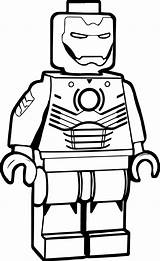 Lego Iron Coloring Man Pages Print Wecoloringpage Via sketch template