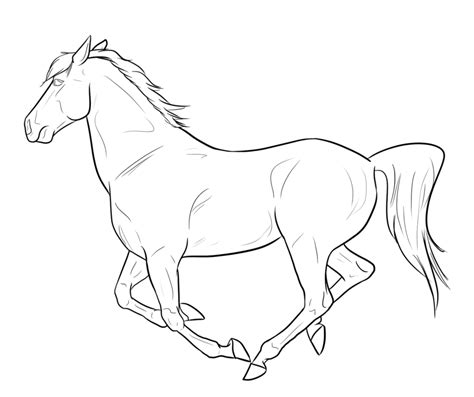 horse galloping drawing  getdrawings