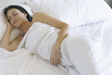 Woman Lying On Bed Covered With White Blanket Hd Wallpaper Wallpaper