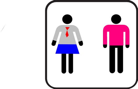 gender non confining bathroom people clip art at