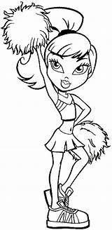 Cheerleading Coloring Pages Cheer Printable Outline Megaphone Template Site Coloring2print sketch template