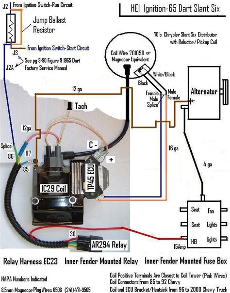 wiring diagram distributor coil