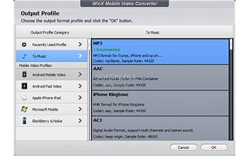 WinX Mobile Video Converter screenshot #2
