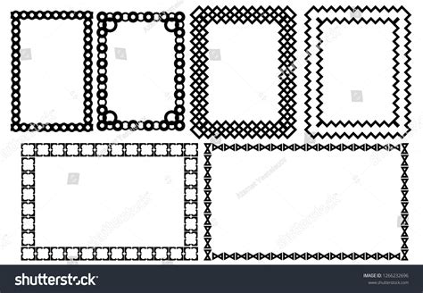 frames background vector black cube border stock vector royalty