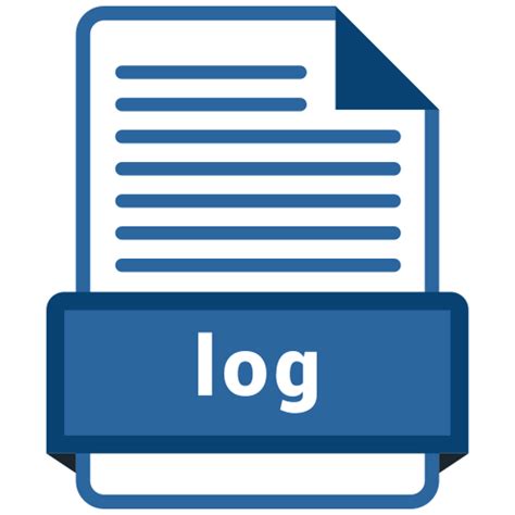 log file icon  colored outline style   svg png eps ai icon fonts
