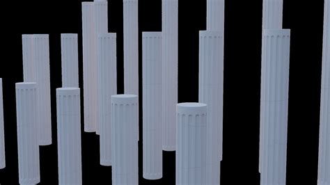Pillar Column Asset Pack 3d Model Cgtrader