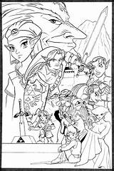 Zelda Time Ocarina Legend Pages Colouring Print Search Again Bar Case Looking Don Use Find Top Week sketch template
