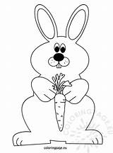 Carrot Bunny Coloring Rabbit Pages Easter Color Printable Reddit Email Twitter Getdrawings Getcolorings Coloringpage Eu sketch template