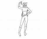 Hellcat Character Coloring Pages Another sketch template