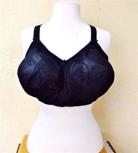 goddess alice 48dd black soft cup bra wire free great support gd6040