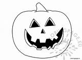 Pumpkin Coloring Email Coloringpage sketch template