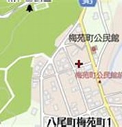 Image result for 富山県富山市八尾町梅苑町. Size: 178 x 99. Source: www.mapion.co.jp