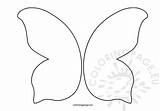 Butterfly Butterflies Coloringpage sketch template