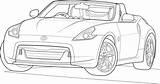 Nissan Worldwide Team sketch template