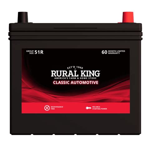 rural king classic automotive battery   rural king