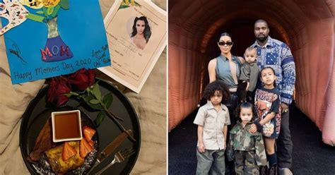 kim kardashian treated to breakfast in bed for mother s day metro news