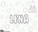Lena Naam Kleurplaten Verkleinwoord Kleurplaat Meisjesnamen Lina sketch template
