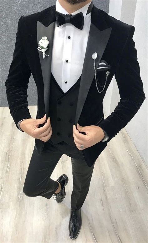 Pin On Black Suits And Black Tuxedo Wedding